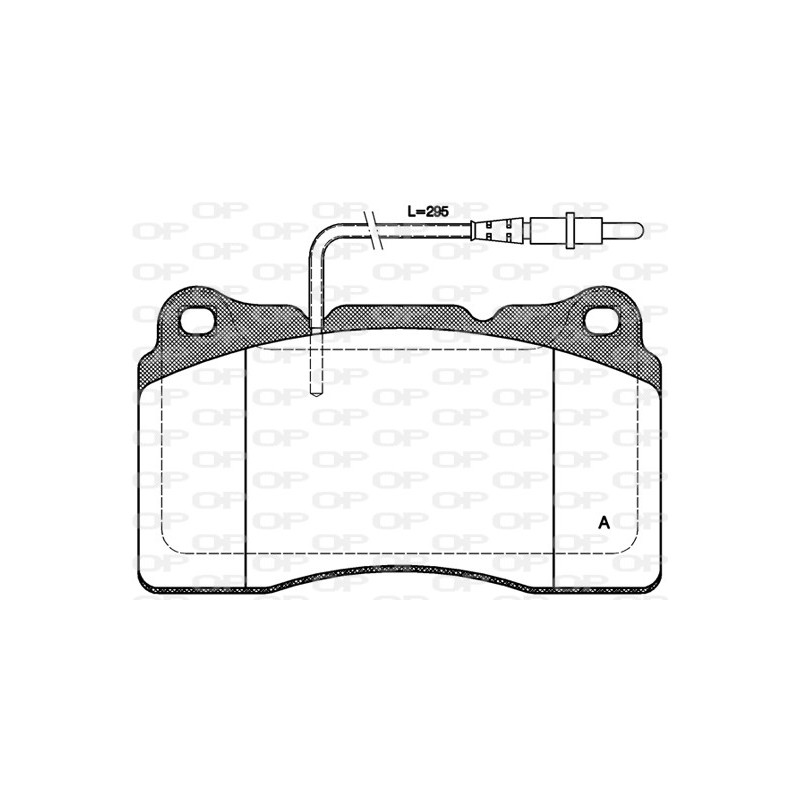 BRAKE PADS OPEN PARTS 1PCS *ESAURIMENTO 