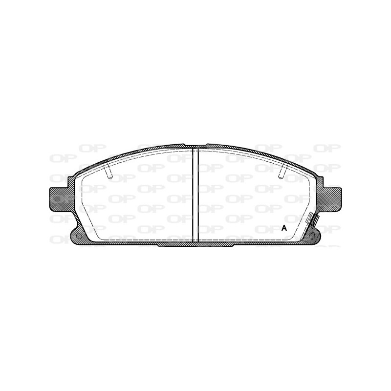 BRAKE PADS OPEN PARTS 1PCS 