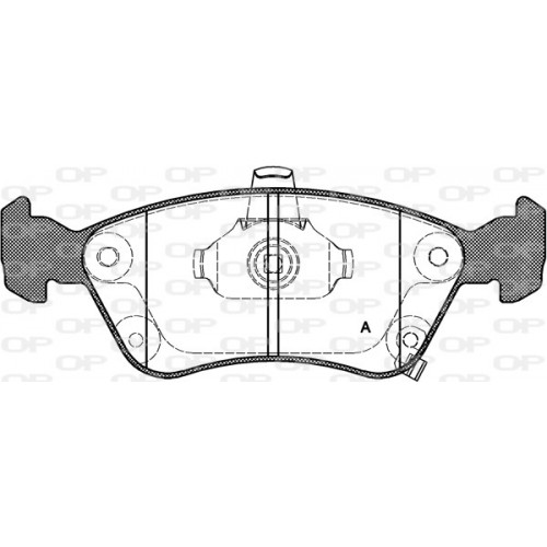 BRAKE PADS OPEN PARTS 1PCS ... 