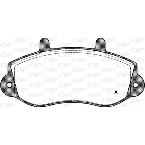 BRAKE PADS OPEN PARTS 1PCS 