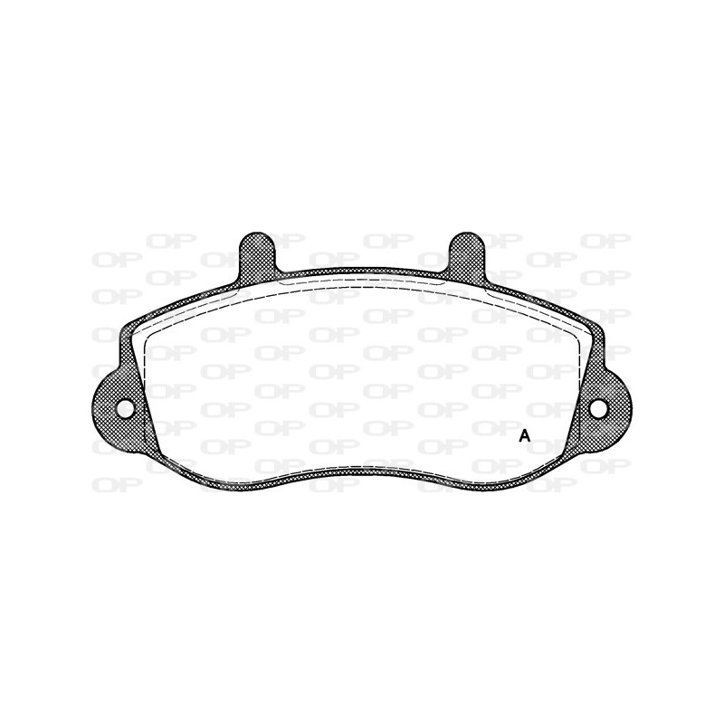 BRAKE PADS OPEN PARTS 1PCS 