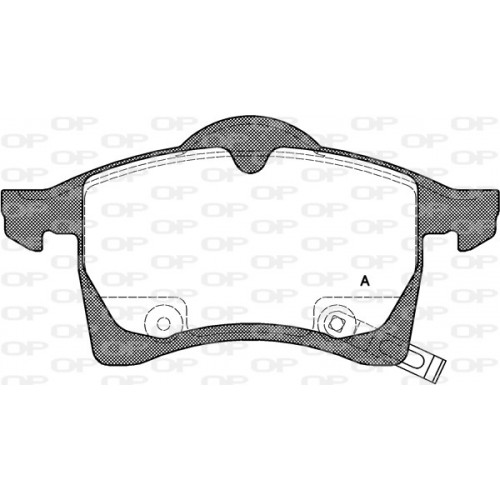 BRAKE PADS OPEN PARTS 1PCS 