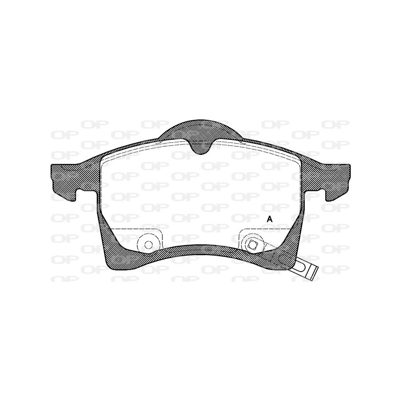 BRAKE PADS OPEN PARTS 1PCS 