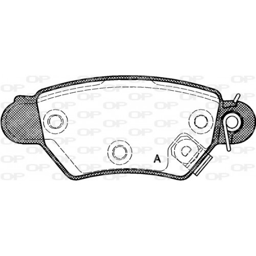 BRAKE PADS OP *ESAURIM 1PCS 