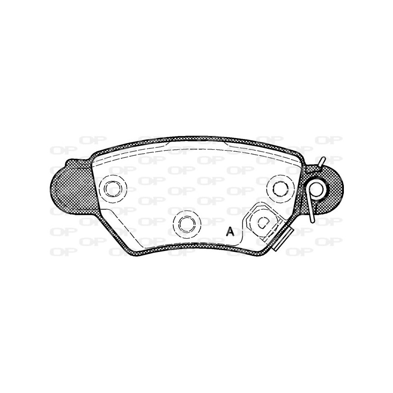 BRAKE PADS OP *ESAURIM 1PCS 