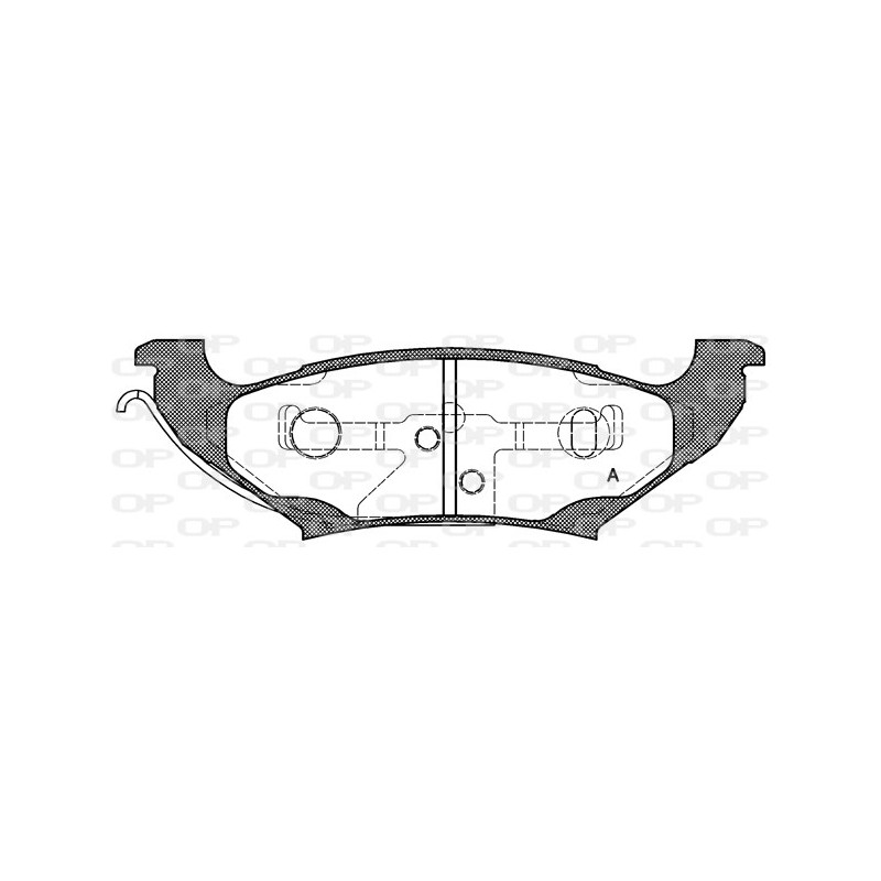 BRAKE PADS OPEN PARTS 1PCS *ESAURIMENTO 