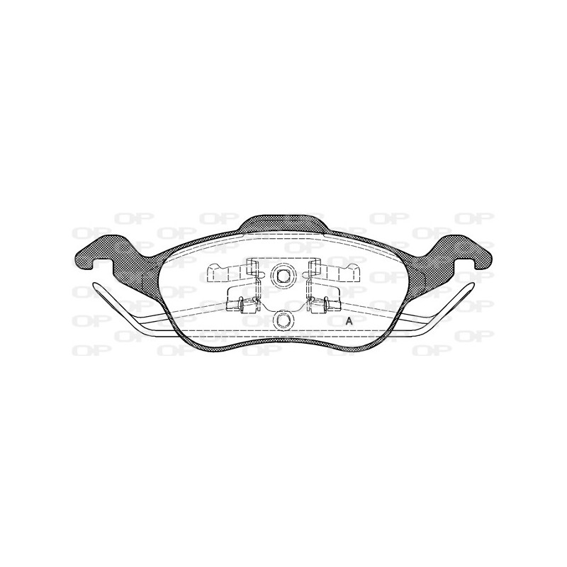 BRAKE PADS OPEN PARTS 1PCS 