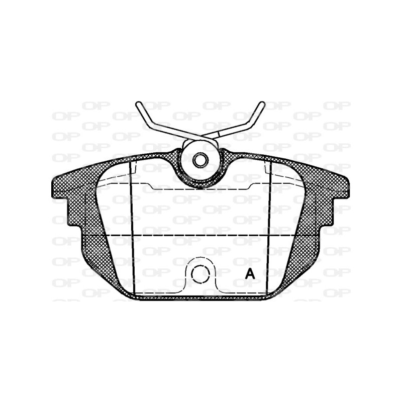 BRAKE PADS OPEN PARTS 1PCS 