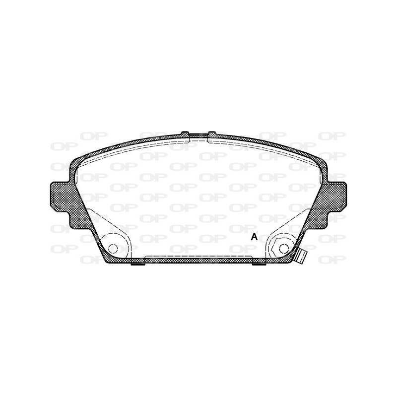 BRAKE PADS OPEN PARTS 1PCS 