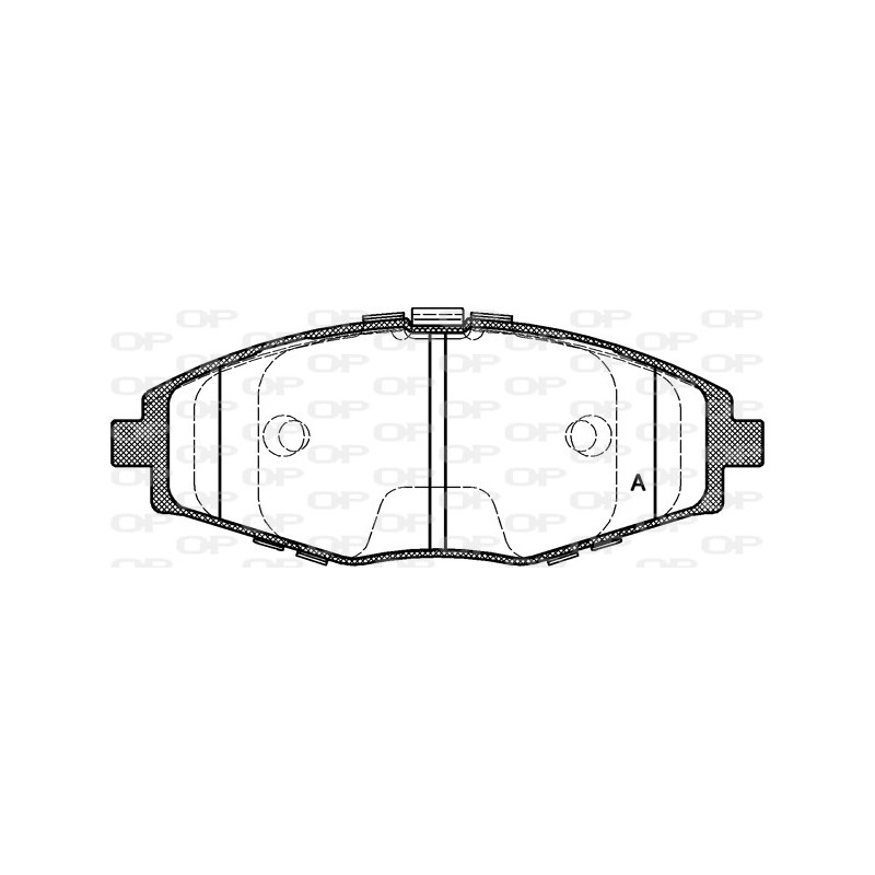 BRAKE PADS OPEN PARTS 1PCS 