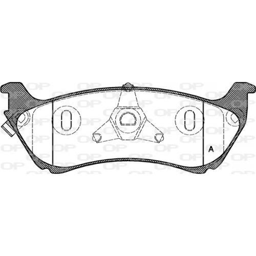 BRAKE PADS OP *ESAURIM 1PCS 