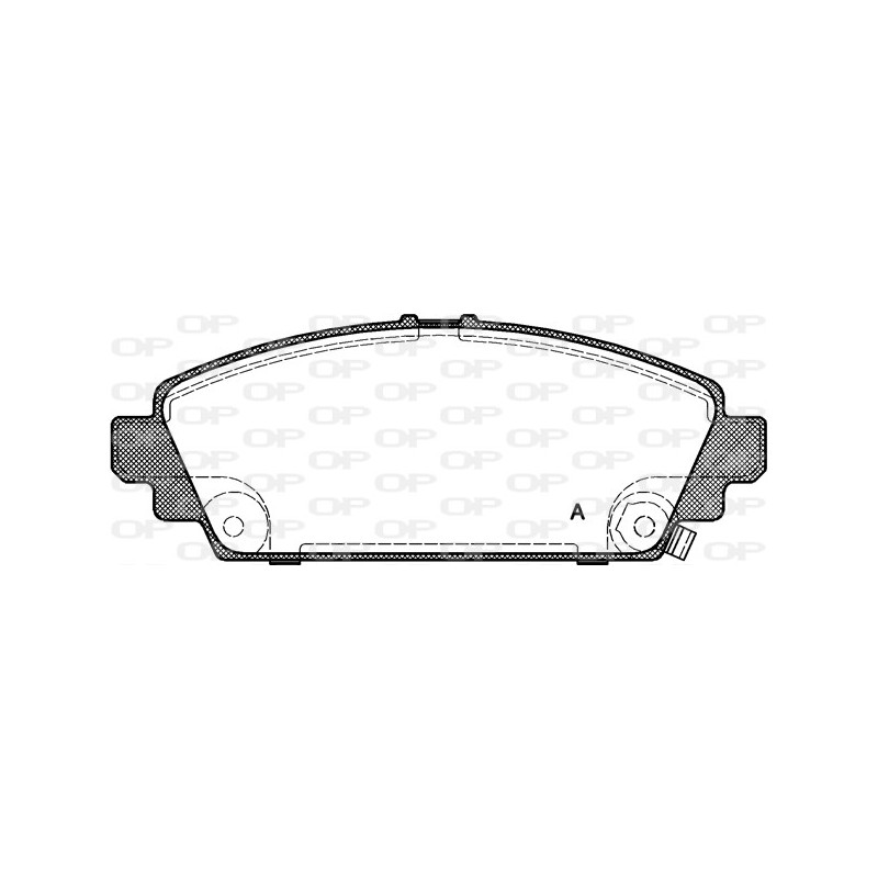 BRAKE PADS OPEN PARTS 1PCS 