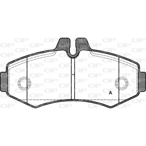 BRAKE PADS OPEN PARTS 1PCS 