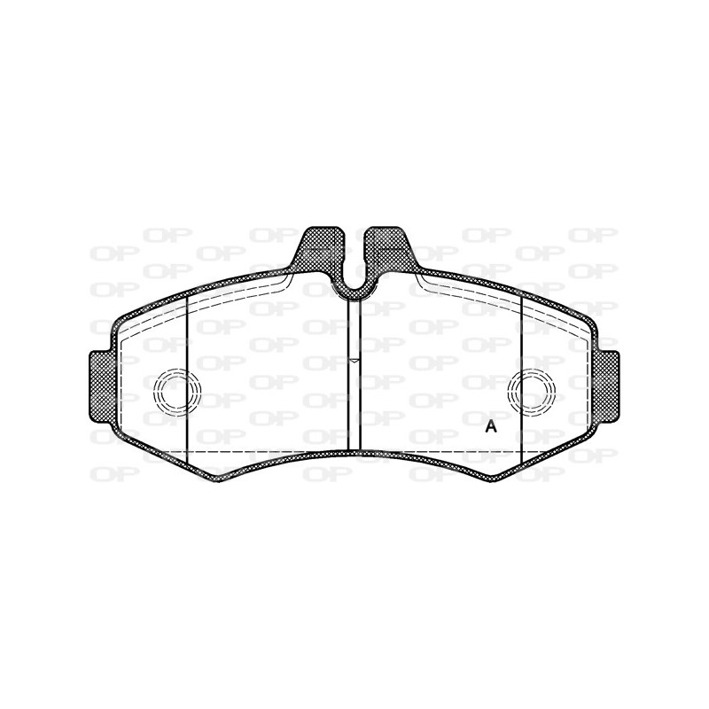 BRAKE PADS OPEN PARTS 1PCS 