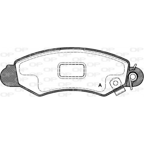 BRAKE PADS OPEN PARTS 1PCS ... 