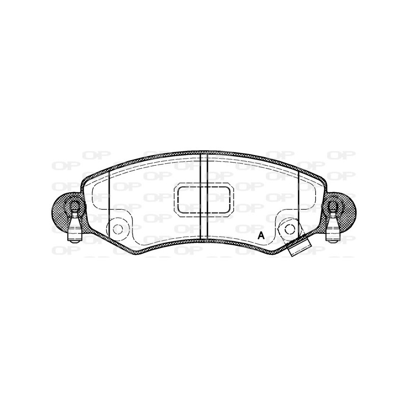 BRAKE PADS OPEN PARTS 1PCS 