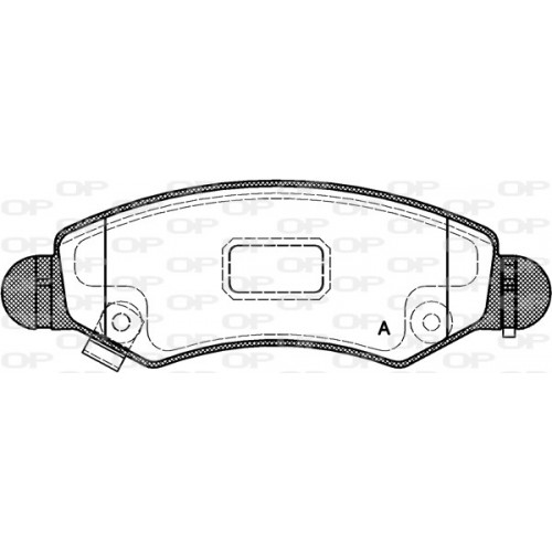 BRAKE PADS OPEN PARTS 1PCS 