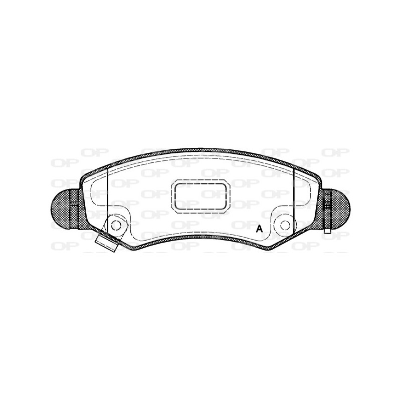 BRAKE PADS OPEN PARTS 1PCS 