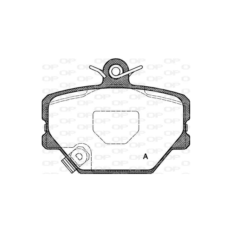 BRAKE PADS OPEN PARTS 1PCS 