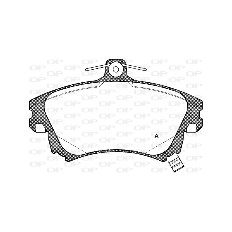 BRAKE PADS OPEN PARTS 1PCS 