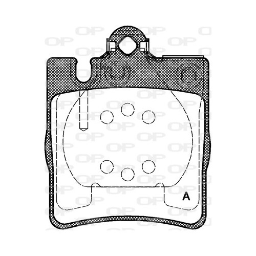 BRAKE PADS OPEN PARTS 1PCS 