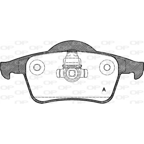 BRAKE PADS OPEN PARTS 1PCS 