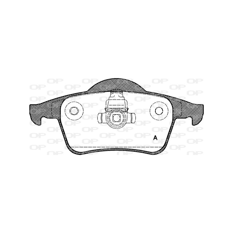 BRAKE PADS OPEN PARTS 1PCS 