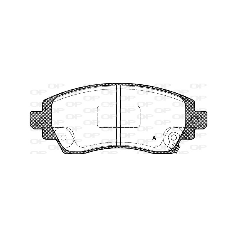 BRAKE PADS OPEN PARTS 1PCS ... 