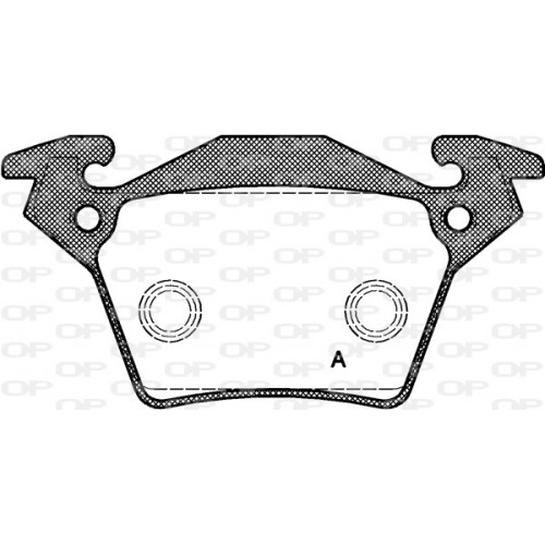 BRAKE PADS OPEN PARTS 1PCS 