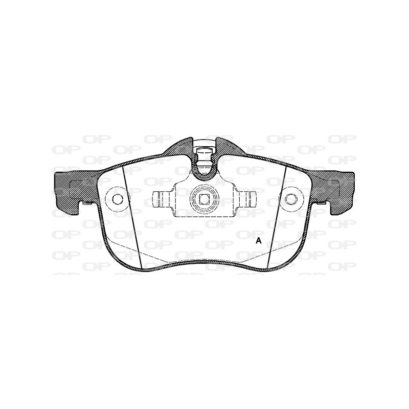 BRAKE PADS OPEN PARTS 1PCS 