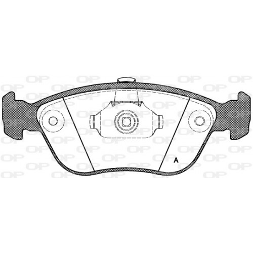 BRAKE PADS OPEN PARTS 1PCS *ESAURIMENTO 