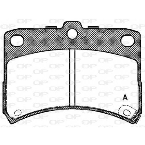 BRAKE PADS OP *ESAURIM 1PCS 