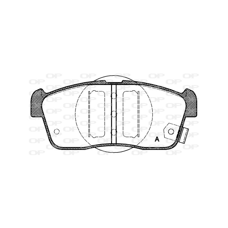 BRAKE PADS OPEN PARTS 1PCS 