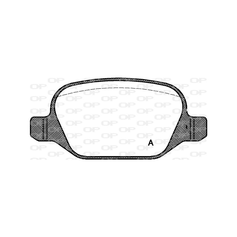 BRAKE PADS OPEN PARTS 1PCS 