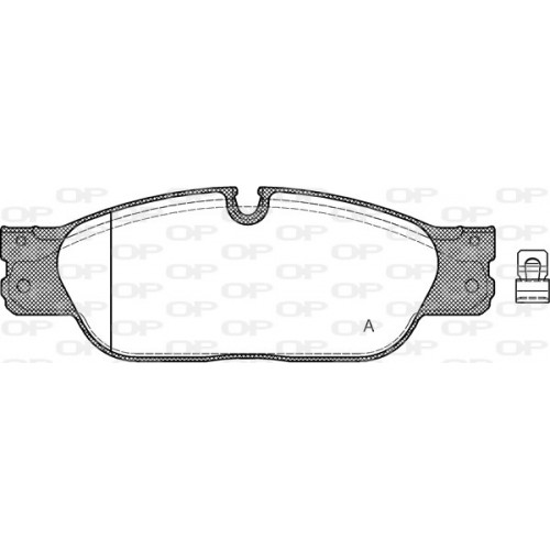 BRAKE PADS OPEN PARTS 1PCS ... 