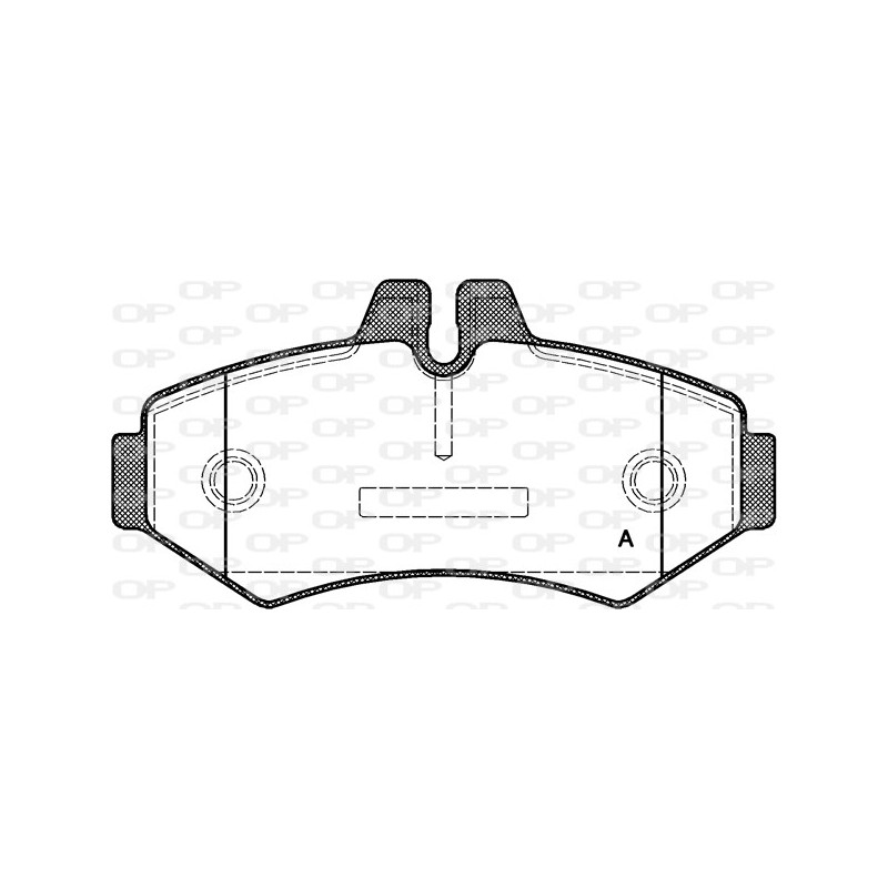 BRAKE PADS OPEN PARTS 1PCS 