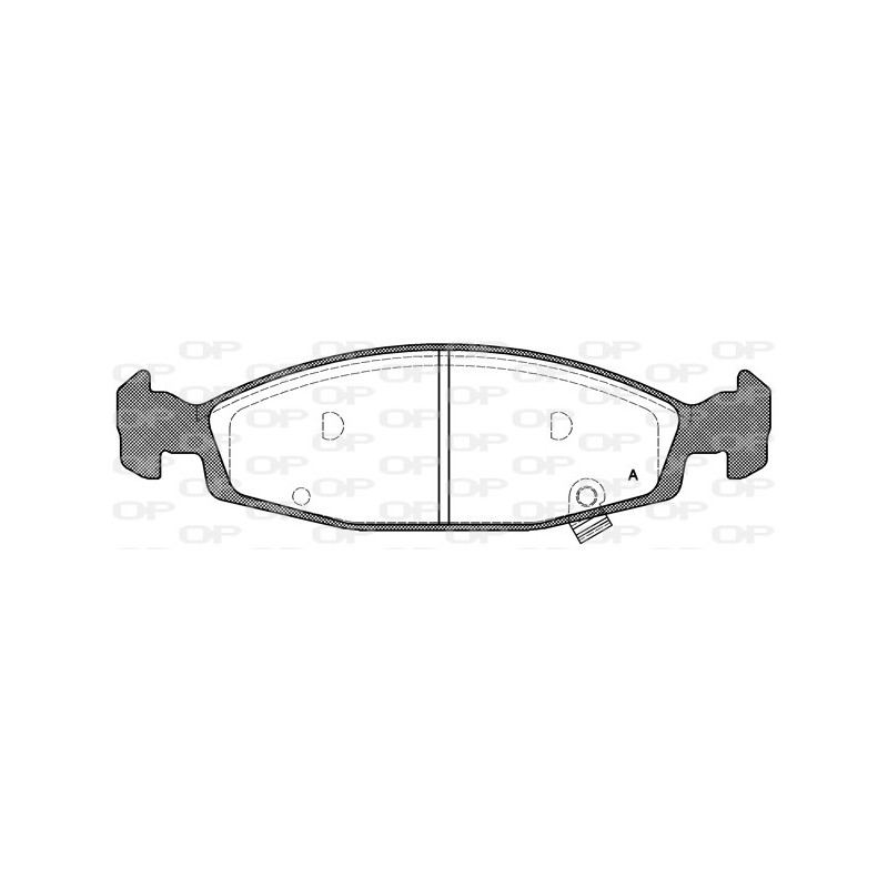 BRAKE PADS OPEN PARTS 1PCS 