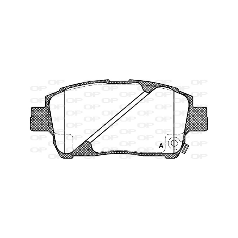 BRAKE PADS OPEN PARTS 1PCS 