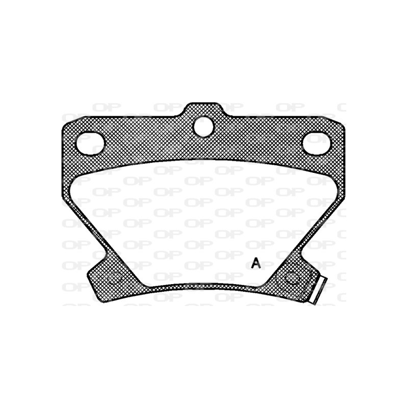 BRAKE PADS OPEN PARTS 1PCS 