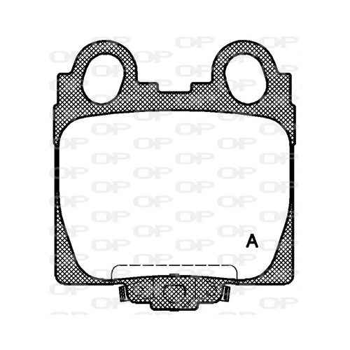 BRAKE PADS OPEN PARTS 1PCS 