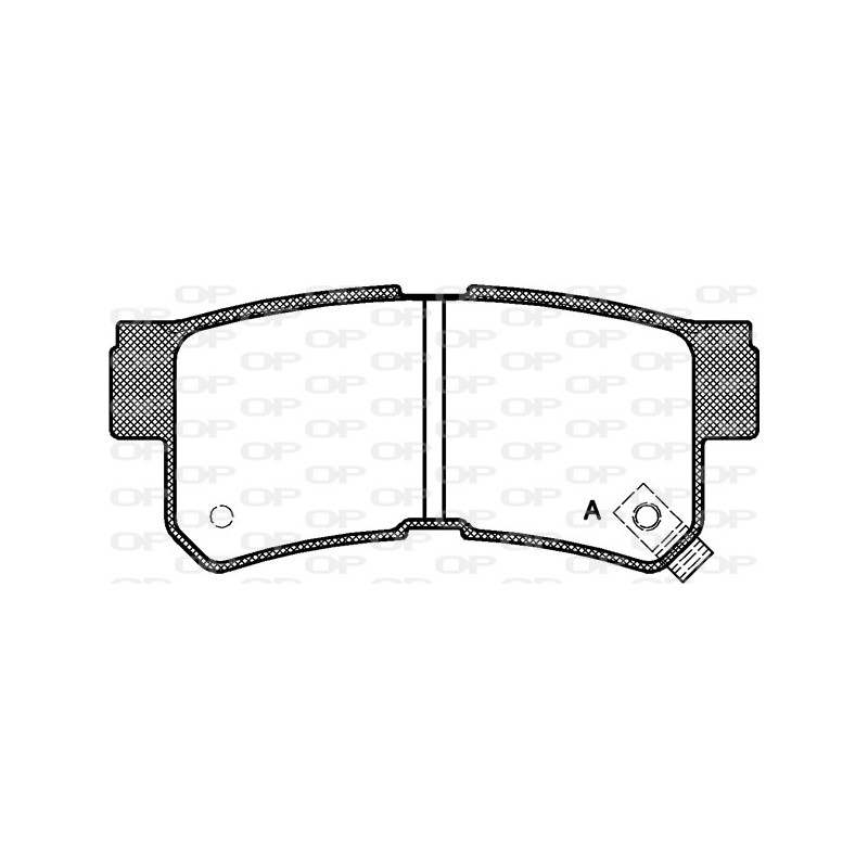 BRAKE PADS OPEN PARTS 1PCS *ESAURIM 