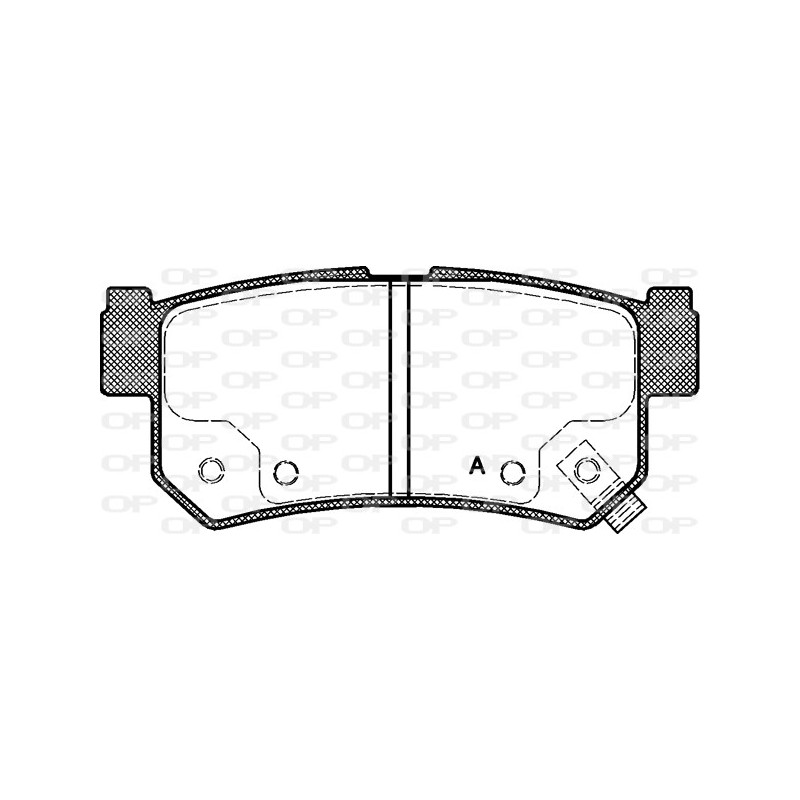 BRAKE PADS OPEN PARTS 1PCS 