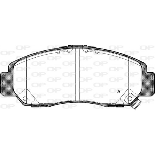 BRAKE PADS OPEN PARTS 1PCS 