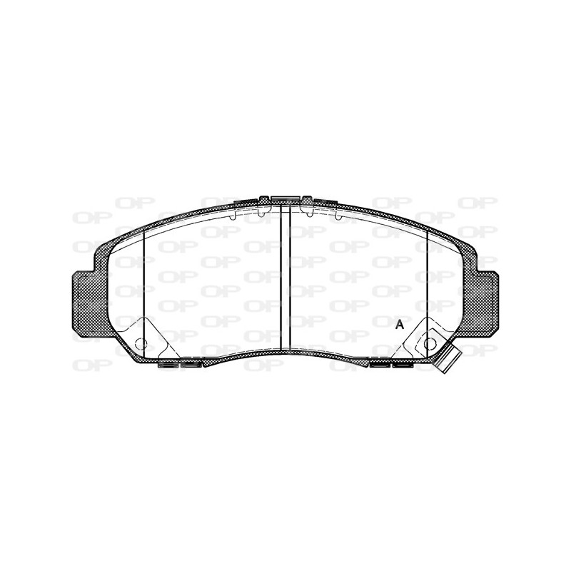 BRAKE PADS OPEN PARTS 1PCS 