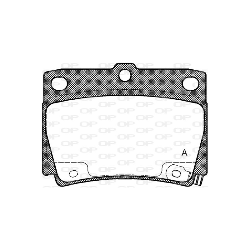 BRAKE PADS OPEN PARTS 1PCS *ESAURIM 