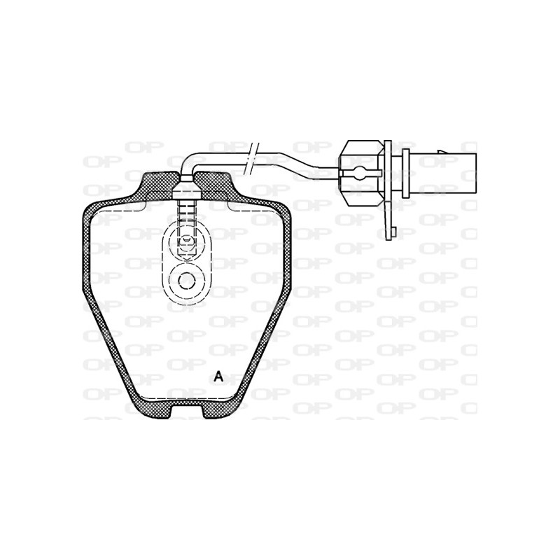 BRAKE PADS OPEN PARTS 1PCS ... 