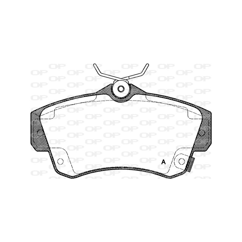 BRAKE PADS OPEN PARTS 1PCS 