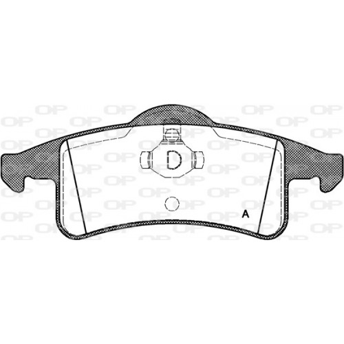 BRAKE PADS OPEN PARTS 1PCS 