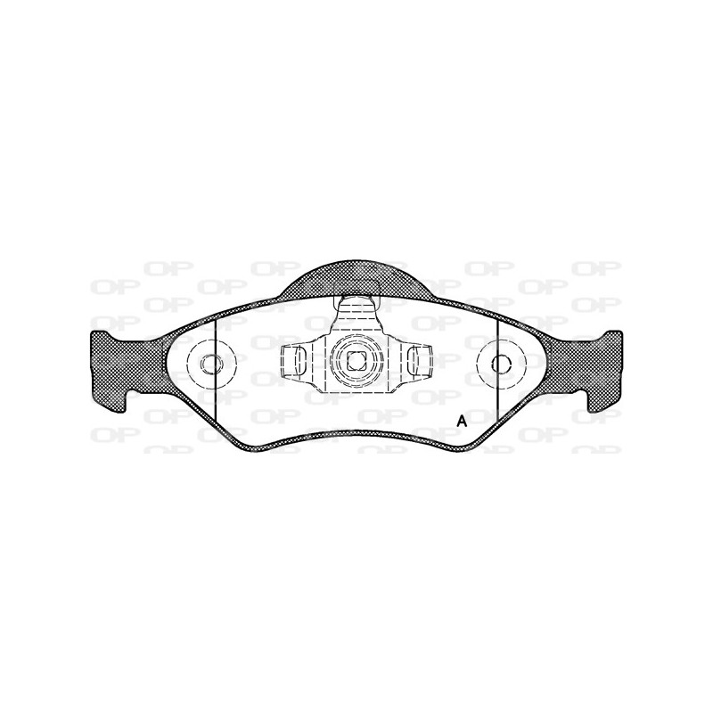 BRAKE PADS OPEN PARTS 1PCS 