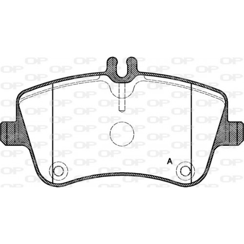 BRAKE PADS OPEN PARTS 1PCS 